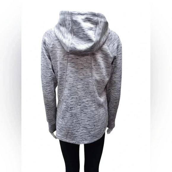 Spyder NWT LS Zip Up Gray Hoodie  Jacket Size Large - Picture 4 of 12